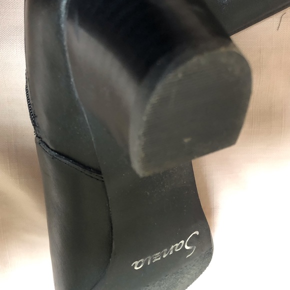 Black Sanzia boots size 9 Wide - Picture 3 of 3